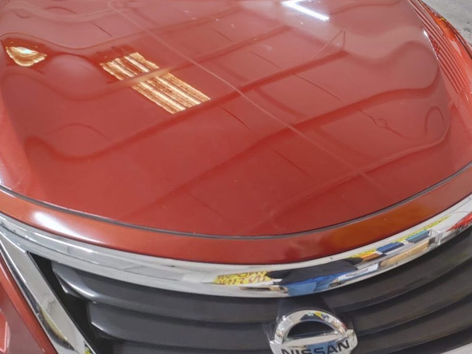 Nissan Altima hood after paint correction