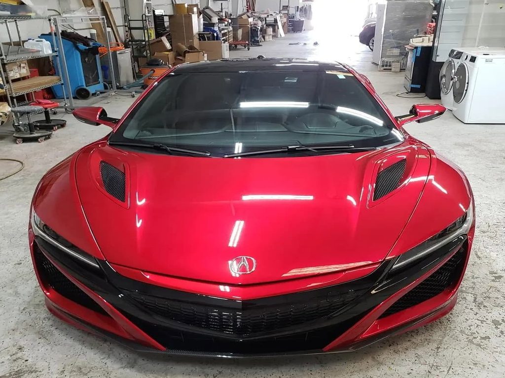 Acura NSX after vinyl wrap
